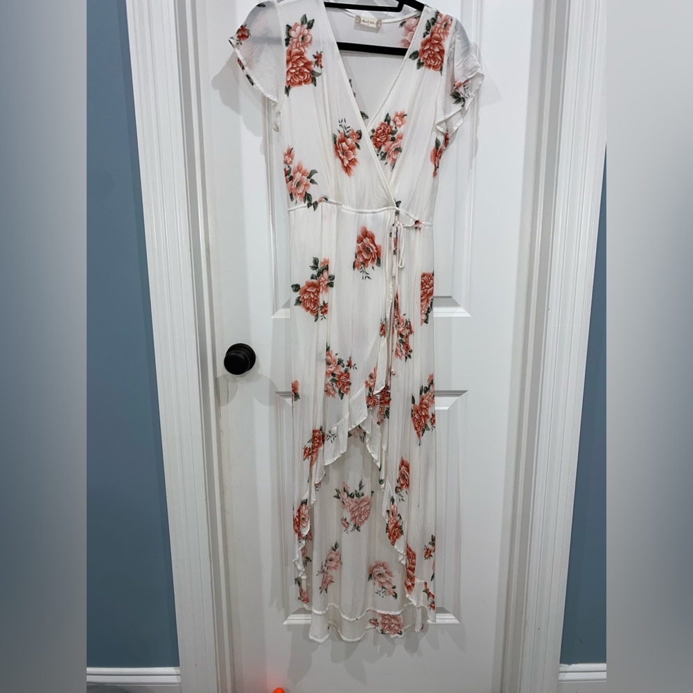New with no tags ; High low floral dress